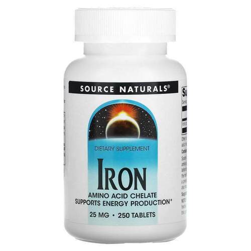 Source Naturals 铁的元素胶囊 补铁贫血