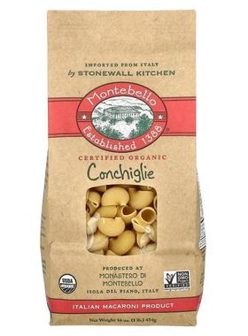 Montebello,Organic Conchiglie, 16 oz (454 g)