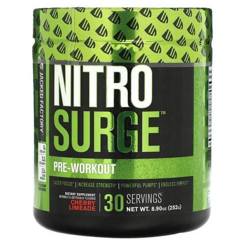 Jacked Factory,Nitro Surge, Pre-Workout