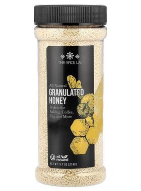 The Spice Lab,All-Natural Granulated Honey, 9.7 oz (274 g)