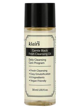 Dear, Klairs,温和的黑色清新洁面油150 毫升