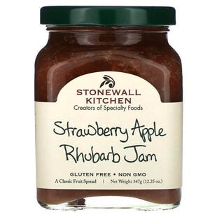 Stonewall Kitchen,Strawberry Apple Rhubarb Jam, 12.25 oz (34