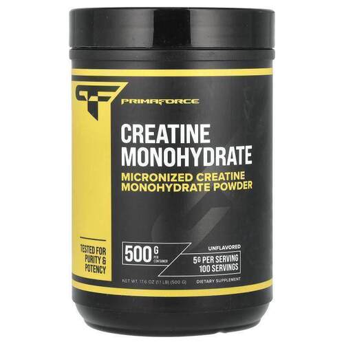 Primaforce,Creatine Monohydrate Powder, Unflavored, 1.1 lb (