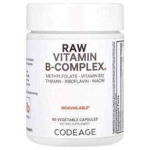 Codeage Raw Vitamin B-Complex未加工复合维生素B易吸收