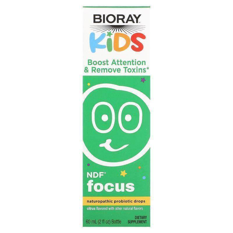 Bioray,儿童NDF专注加强注意力并清体柑橘味60毫升