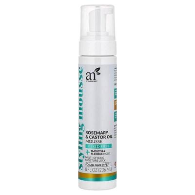 artnaturals,Rosemary &amp; Castor Oil Styling Mousse, Fo