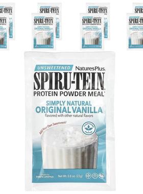 自然加,Spiru-Tein，高蛋白能量粉香草味8包，34克