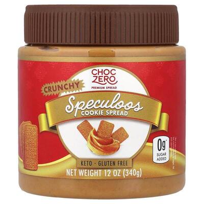 ChocZero,Speculoos Cookie Spread, Crunchy, 12 oz (340 g)