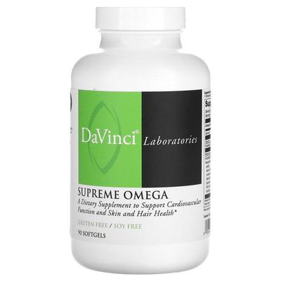 DaVinci Laboratories of Vermont,Supreme Omega, 90 Softgels