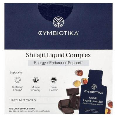 Cymbiotika,Shilajit Liquid Complex, Hazelnut Cacao, 26 Liqui