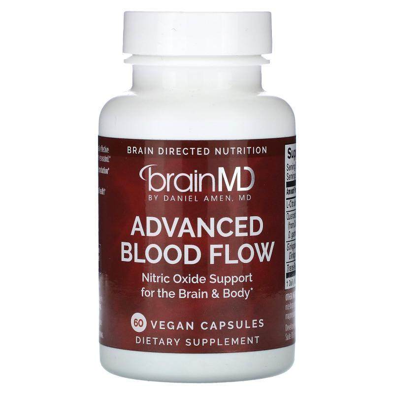 BrainMD,Advanced Blood Flow, 60 Vegan Capsules
