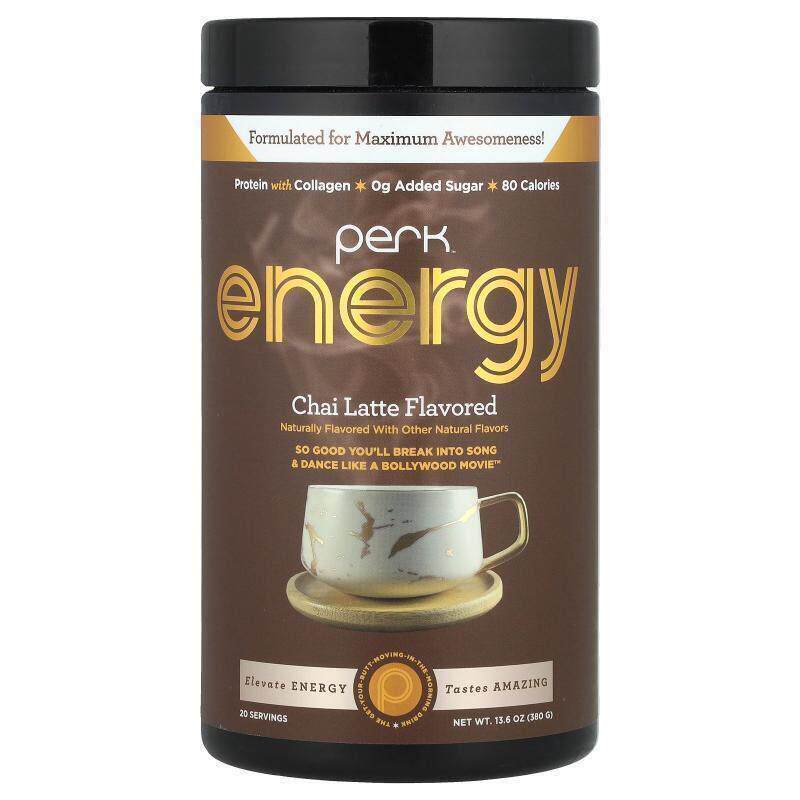 Perk Energy,印度茶拿铁,13.6 盎司(380 克)