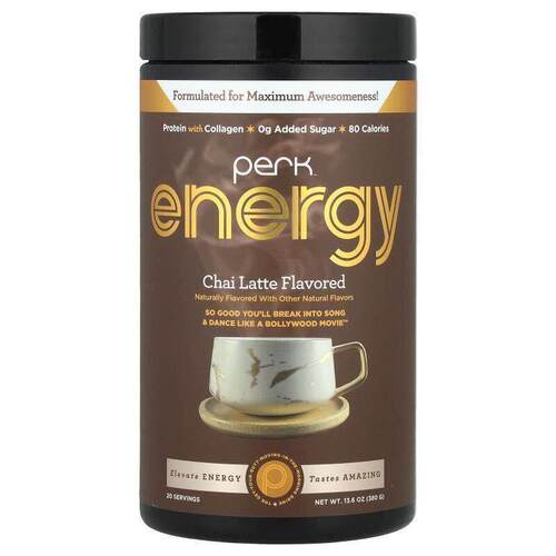 Perk Energy,印度茶拿铁，13.6 盎司（380 克）