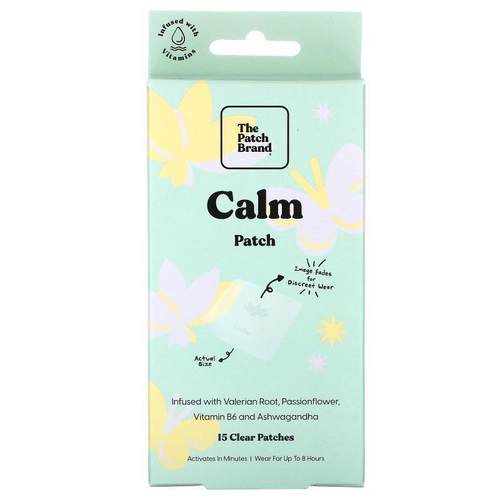 The Patch Brand,Calm Patch, 15 Clear Patches