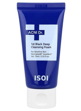 isoi,ACNI Dr. 1st Black Deep Cleansing Foam, For Sensitive S