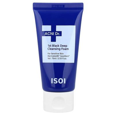 isoi,ACNI Dr. 1st Black Deep Cleansing Foam, For Sensitive S