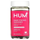 Nutrition Vegan Hair Gummies HUM Strong Strawberry Gumm