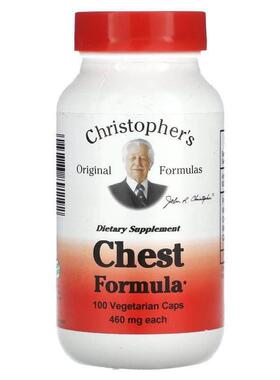 Christopher's Original Formulas,胸部支持配方，460 毫克，100