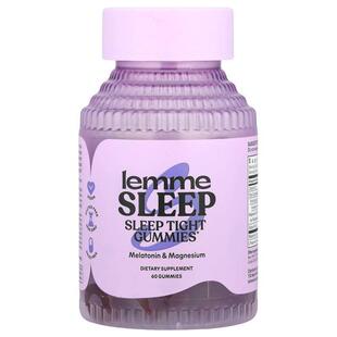 Lemme,Sleep Tight Gummies, Berry, 60 Gummies