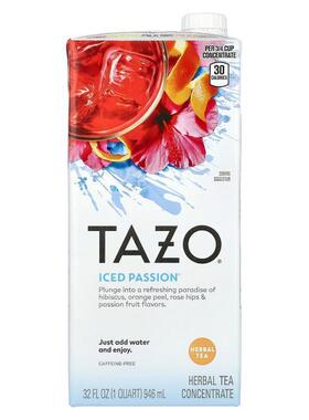 星巴克泰舒茶,Iced Passion Herbal Tea Concentrate, Caffeine-F