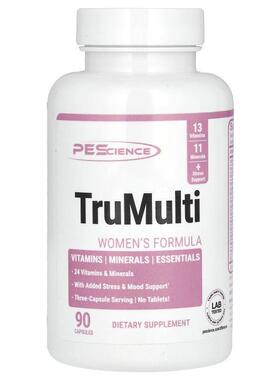 PEScience,TruMulti 女性配方，90 粒胶囊