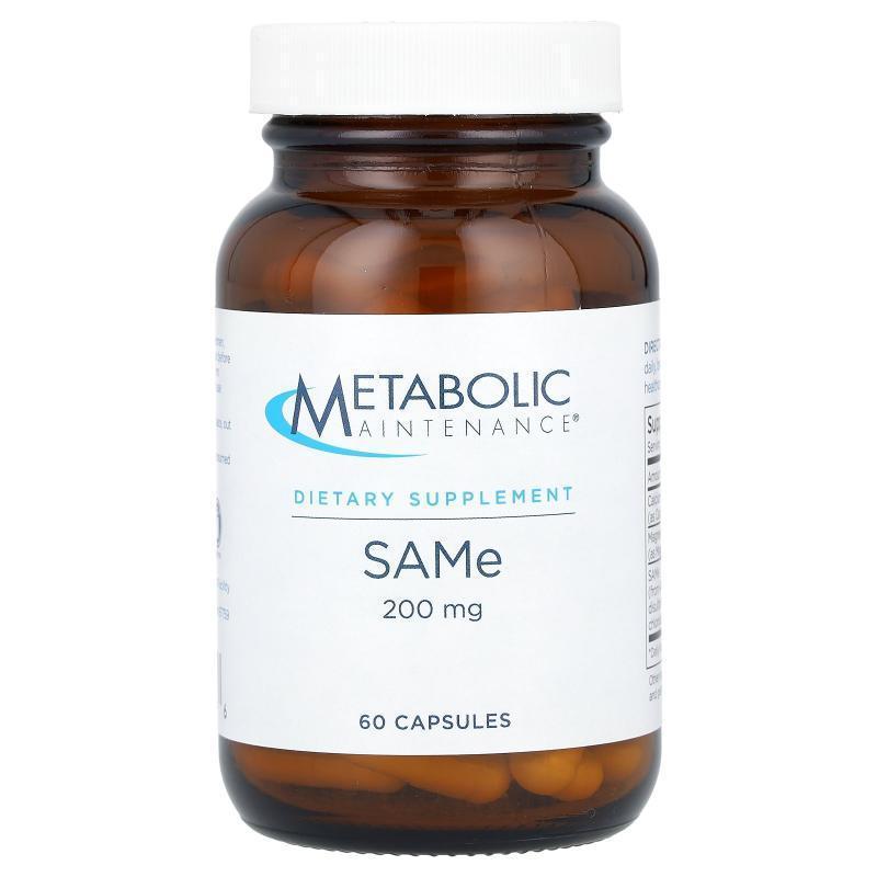Metabolic Maintenance,SAMe, 200 mg, 60 Capsules