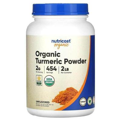 Nutricost,Organic Turmeric Powder, Unflavored, 32 oz (907 g)