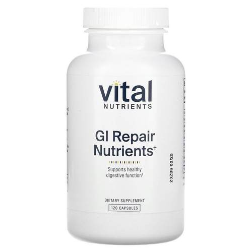 Vital Nutrients,GI Repair Nutrients, 120 Capsules