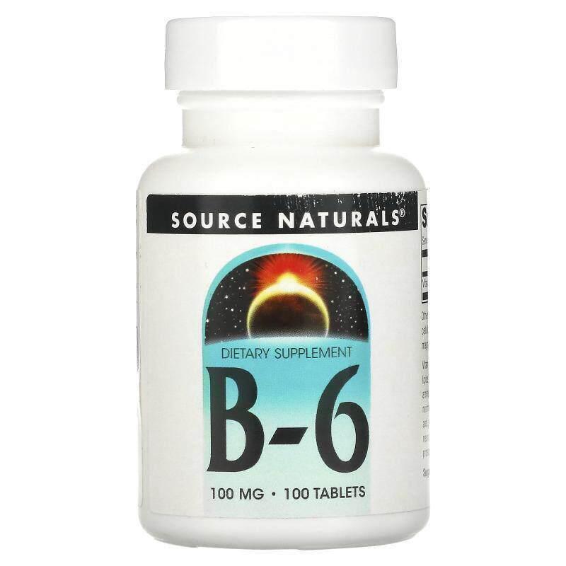 Source Naturals 维生素B6片剂图片