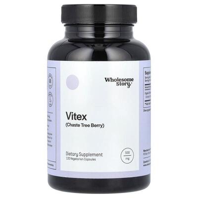 Wholesome Story,Vitex, Chaste Tree Berry, 500 mg