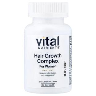 Vital Nutrients,Hair Growth Complex For Women , 60 Capsules