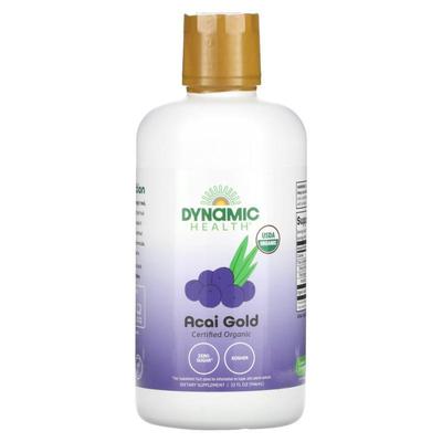 Dynamic Health,有机认可巴西莓金，全果汁，32 液量盎司（946 毫