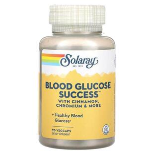 Solaray,Blood Glucose Success，90 粒素食胶囊