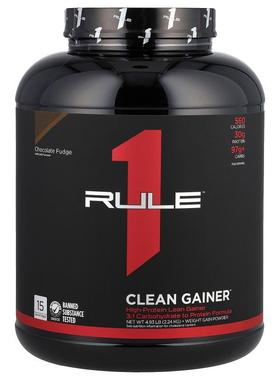 Rule One Proteins,Clean Gainer™, Chocolate Fudge, 4.93 lb (2