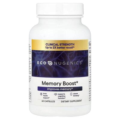 Econugenics,Memory Boost,  60 Capsules