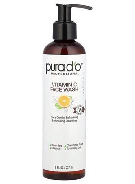 Pura D'or,Professional, Vitamin C Face Wash, 8 fl oz (237ml)