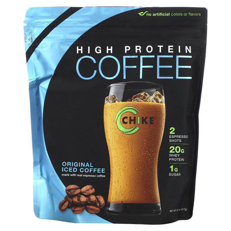 Chike Nutrition,高蛋白质冰咖啡,甜奶油味,17.8 盎司(504 克