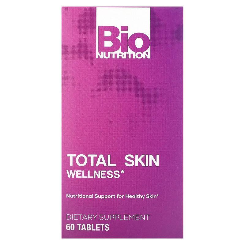 Bio Nutrition,Total Skin Wellness, 60 Tablets