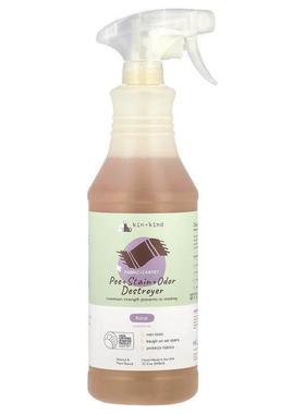 Kin+Kind,尿渍 + 污渍 + 异味去除剂，织物 + 地毯，花香，32 液3