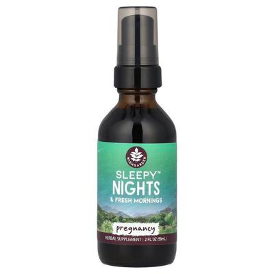 WishGarden Herbs,Sleepy™ 优效睡眠和清新早晨，孕期，2 液量盎5