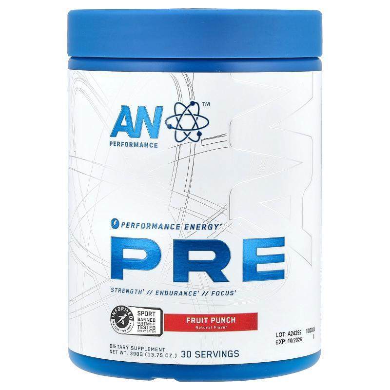 ABE,训练前营养粉，果汁潘趣，13.75 盎司（390 克）