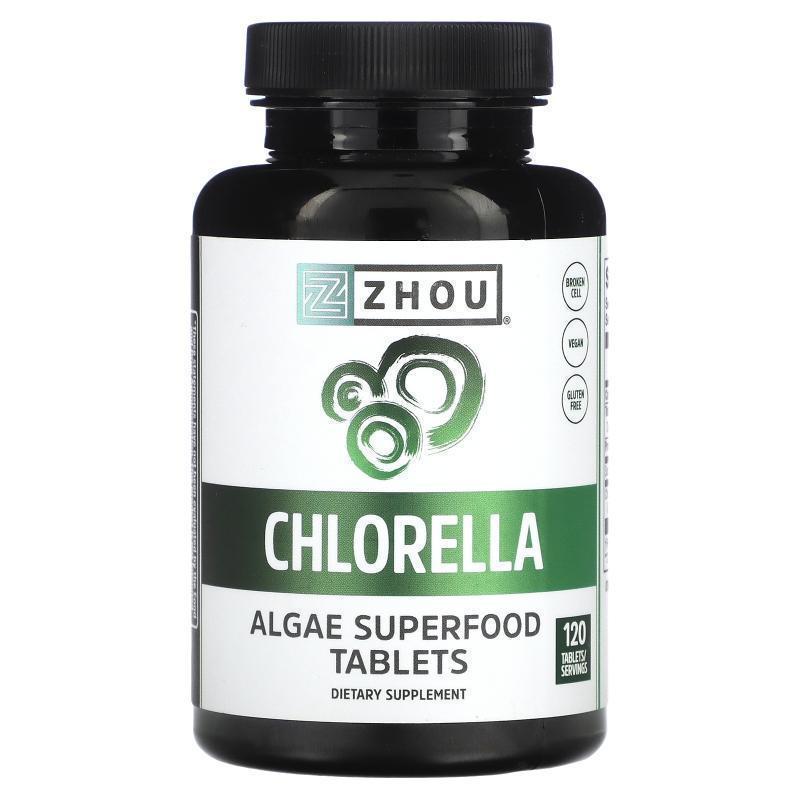 Zhou Nutrition,Chlorella, 120 Tablets