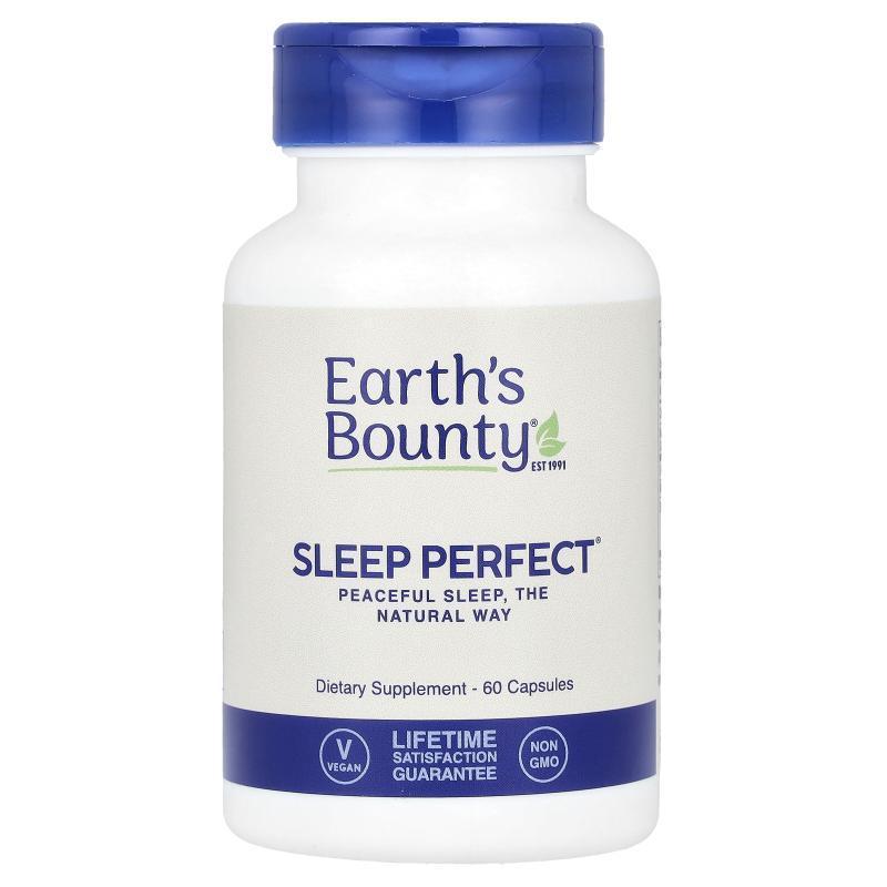 Earth's Bounty ( Matrix Health ),睡眠帮助，60 粒素食胶囊
