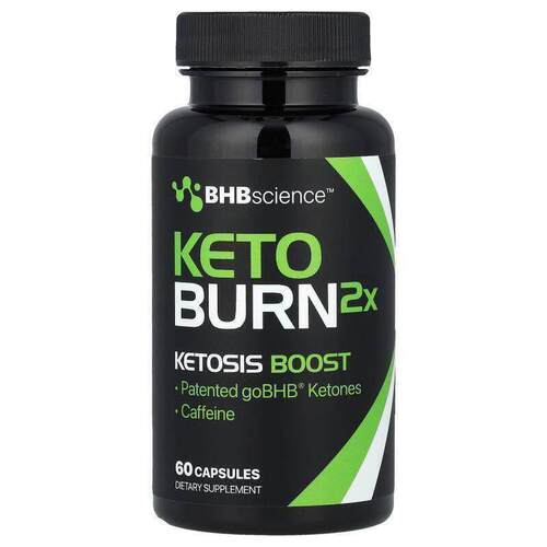 Real Ketones,BHBscience™，酮燃烧 2X，60 粒胶囊