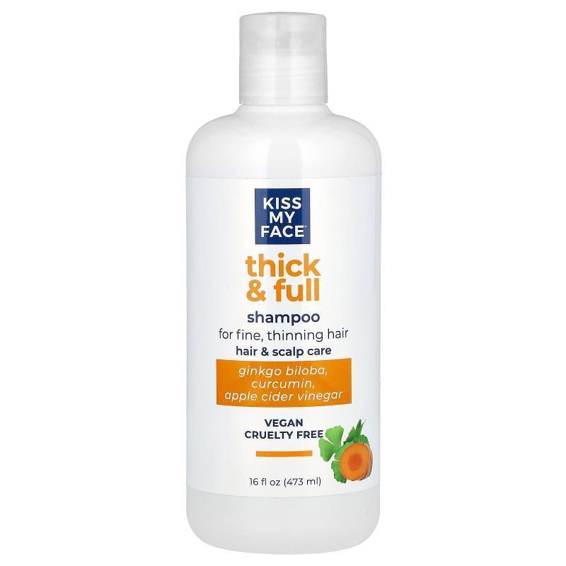 Kiss My Face,Thick & Full Shampoo, For Fine, Thinning Ha