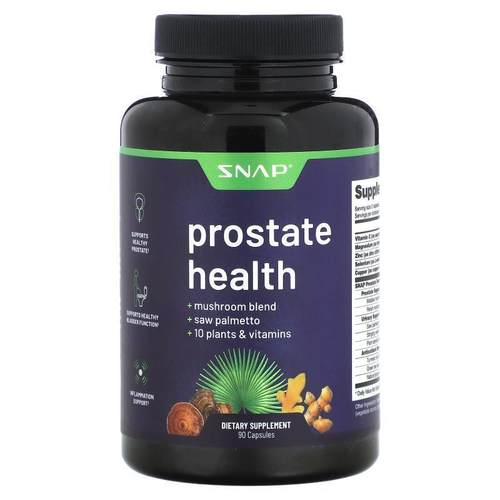 Snap Supplements,Prostate Health, 90 Capsules
