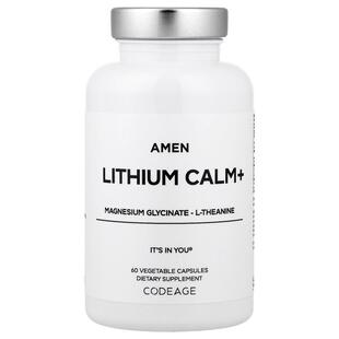 Codeage,Amen Lithium Calm+, 60 Vegetable Capsules