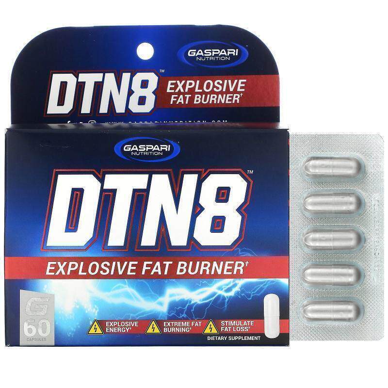 营养,DTN8，爆炸式脂肪燃烧剂，60 粒胶囊