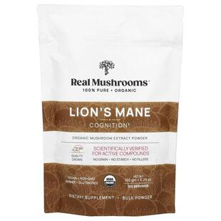 Real Mushrooms,Lion's Mane, Cognition, 5.29 oz (150 g)