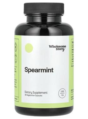 Wholesome Story,Spearmint, 1000 mg, 90 Vegetarian Capsules (